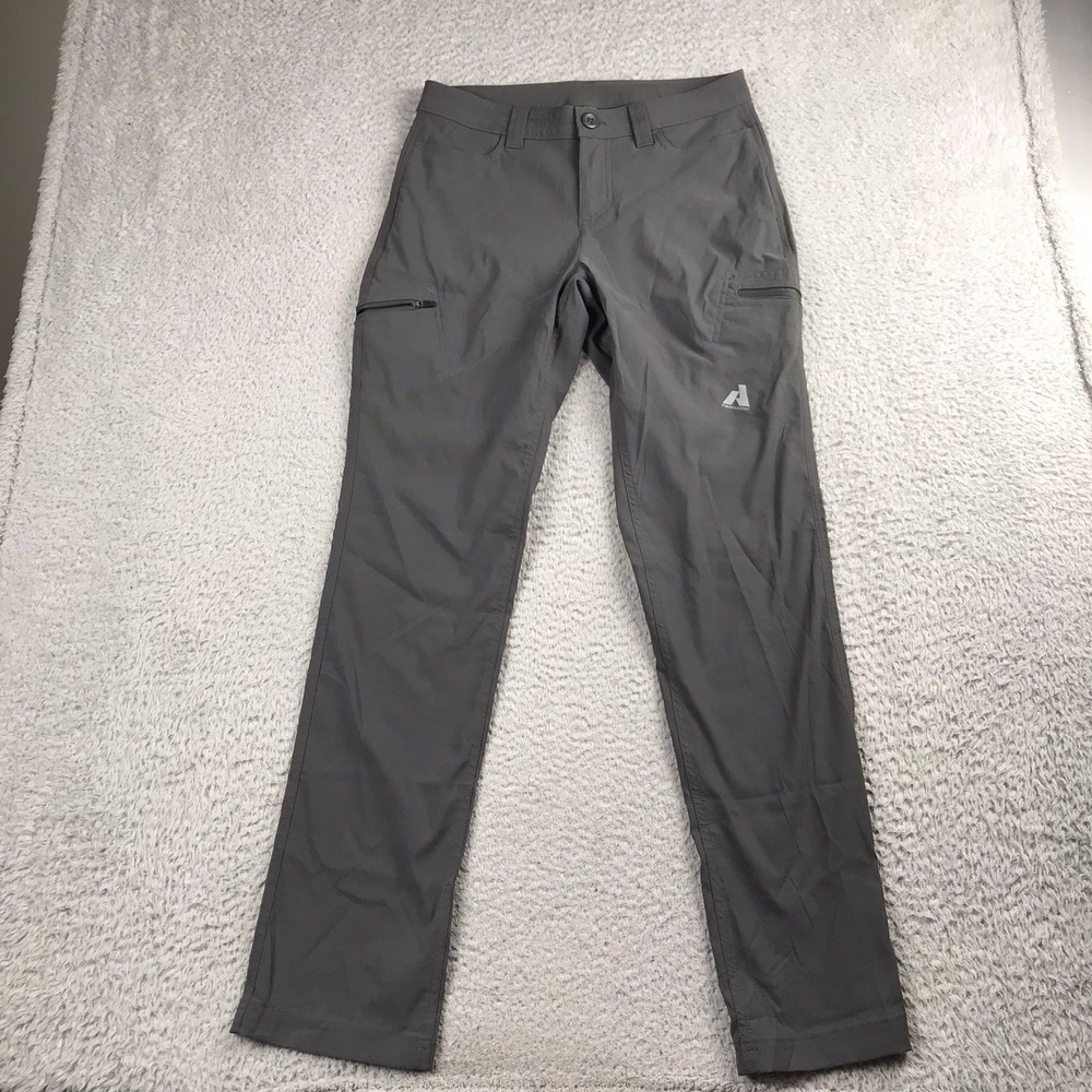 Eddie Bauer First Ascent Guide Pro Pants Women 4 Gray Hiking Outdoor Stretch
